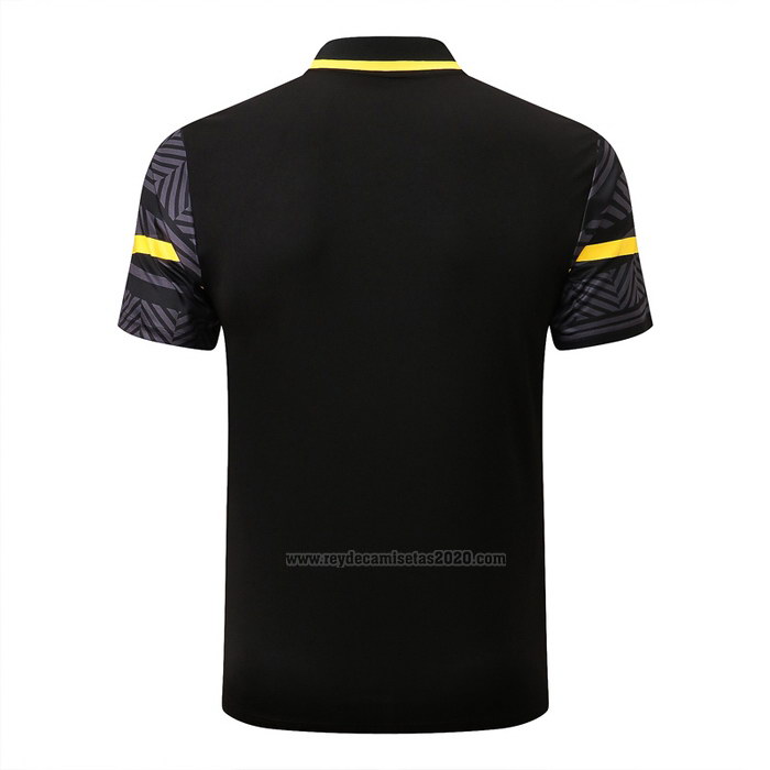 Camiseta Polo del Borussia Dortmund 2022-2023 Negro y Amarillo